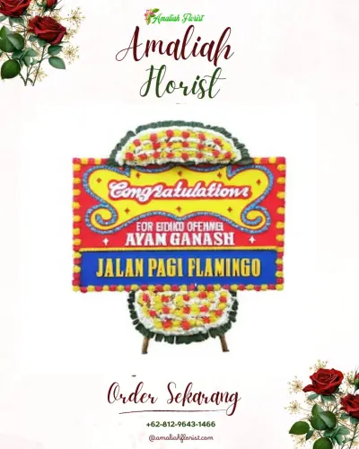 Bunga Papan Congratulation di Universitas Muhammadiyah Palangkaraya